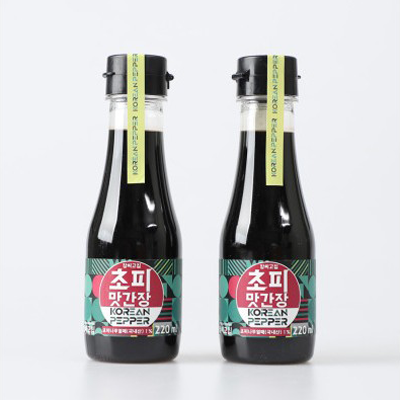 창씨고집 초피맛간장 두 병